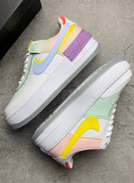 Кроссовки Nike Air Force 1 Low Shadow White Hydrogen Blue Purple живое фото 1