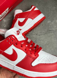 Кроссовки Nike Dunk SB Low University Red живое фото 3