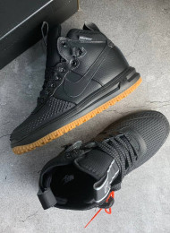 Кроссовки Nike Lunar Force 1 DUCKBOOT Anthracite Black живое фото 2